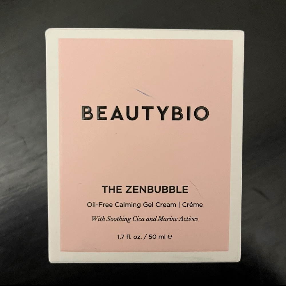 The Zenbubble Oil-Free Calming Gel Cream by BeautyBio - in sealed box
